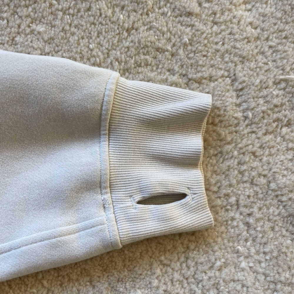 Lululemon Scuba Funnel Neck Full Zip – Ivory, L/XL | Lightly Used - Picture 4 of 7
